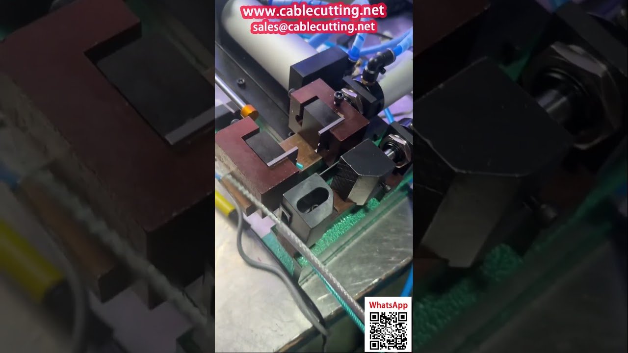 Pneumatische Abisoliermaschine für Stahldrahtseile – PVC-Mantel professionell entfernen