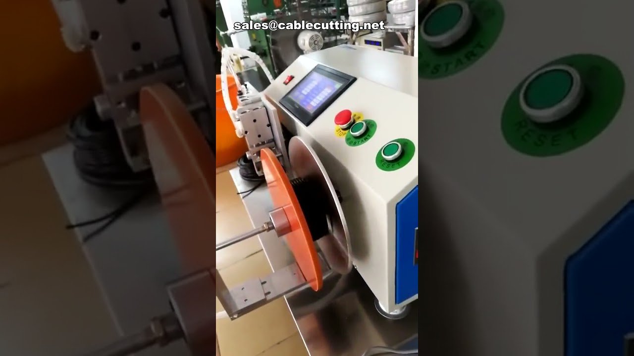 Präzise Meter-Schneid- und Wickelmaschine für Kabel | Desktop-Automatisierung