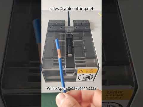 Frei einstellbare Messer-Abisoliermaschine für Kabel – Effiziente Fabrikautomatisierung