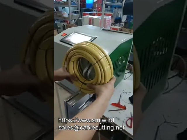 Halbautomatische Drahtbündelmaschine für Stromleitungen | Kabelbindemaschine