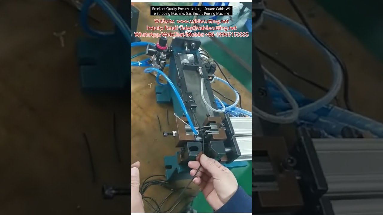 Hochwertige pneumatische AbisolierMaschine für große Quadratkabel – Gas-Elektro-Abisoliergerät