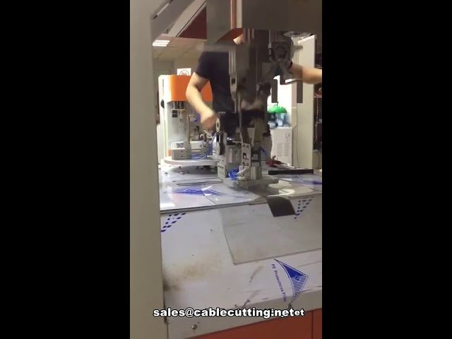 Große Kabelwickel- und Bündelmaschine für Starkstromkabel – Effiziente Fabrikautomatisierung