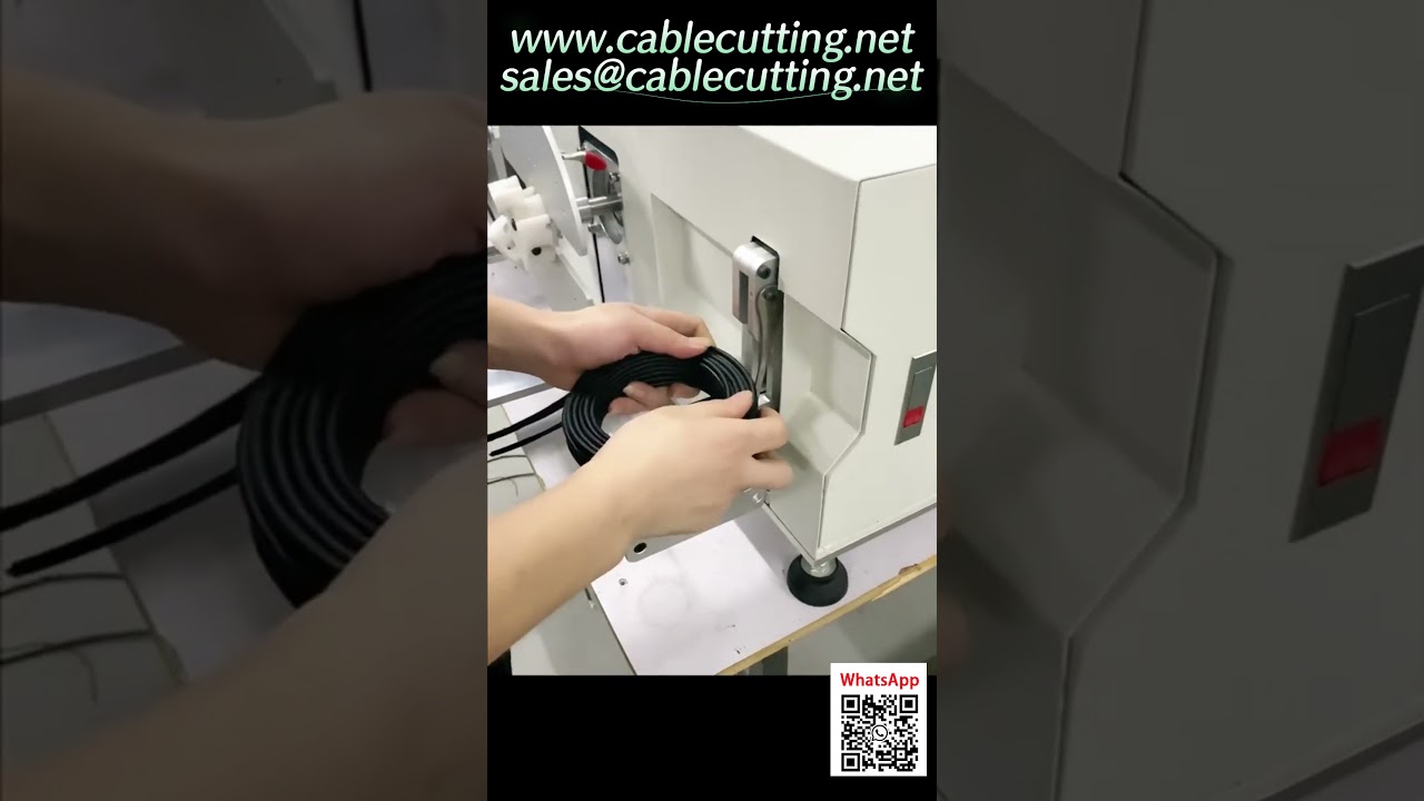 5-in-1 Automatische Kabelmaschine – Wickeln, Ablängen, Messen, Schneiden & Binden in einem Durchgang
