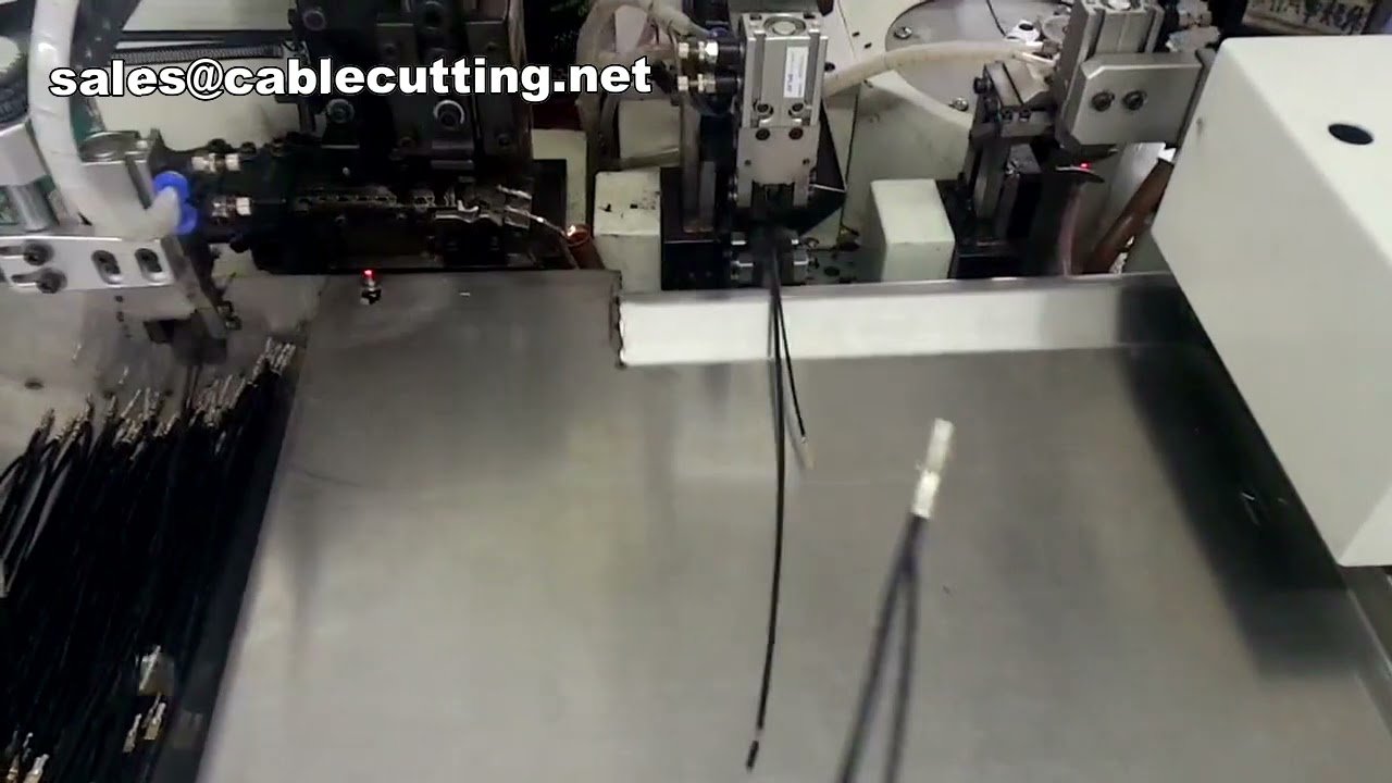 Automatische Doppeldraht-Crimpmaschine für industrielle Präzisionsarbeit