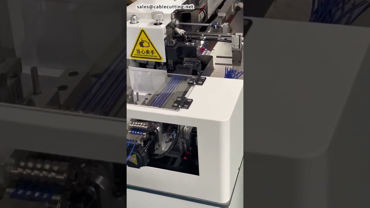 5-Draht Parallelverarbeitung: Crimp- und Verzinnungsmaschine mit Qualitätsfokus #Fabrik #Maschine