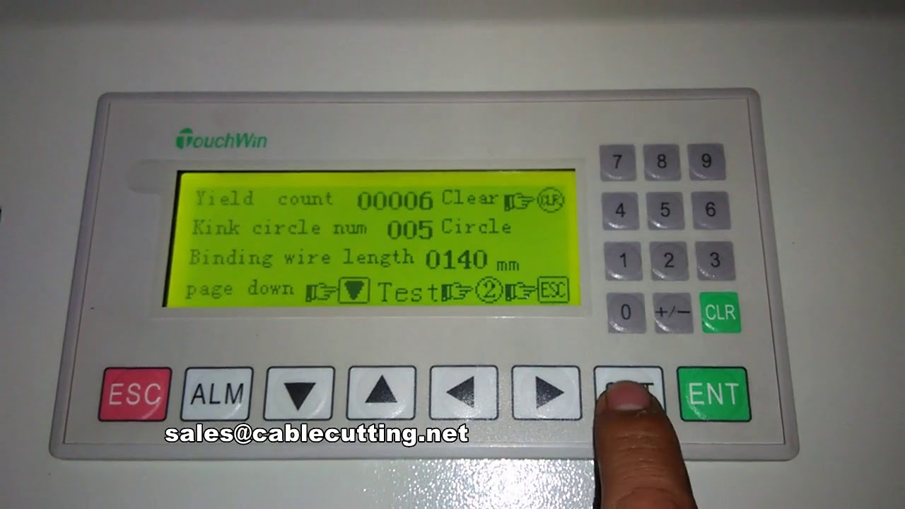Elektrische Kabelwickel- und Bindemaschine für die Industrie
