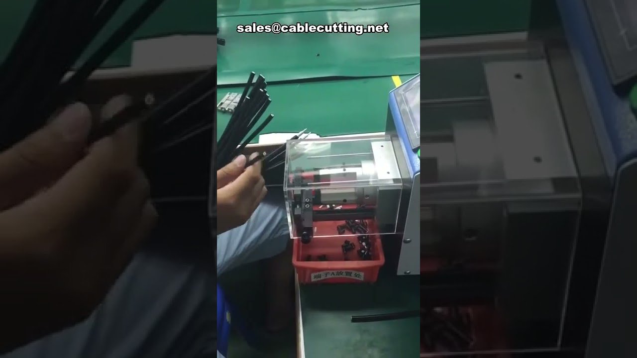 9-lagige Koaxialkabel-Abisoliermaschine mit Rotationsmesser | Effiziente Kabelverarbeitung
