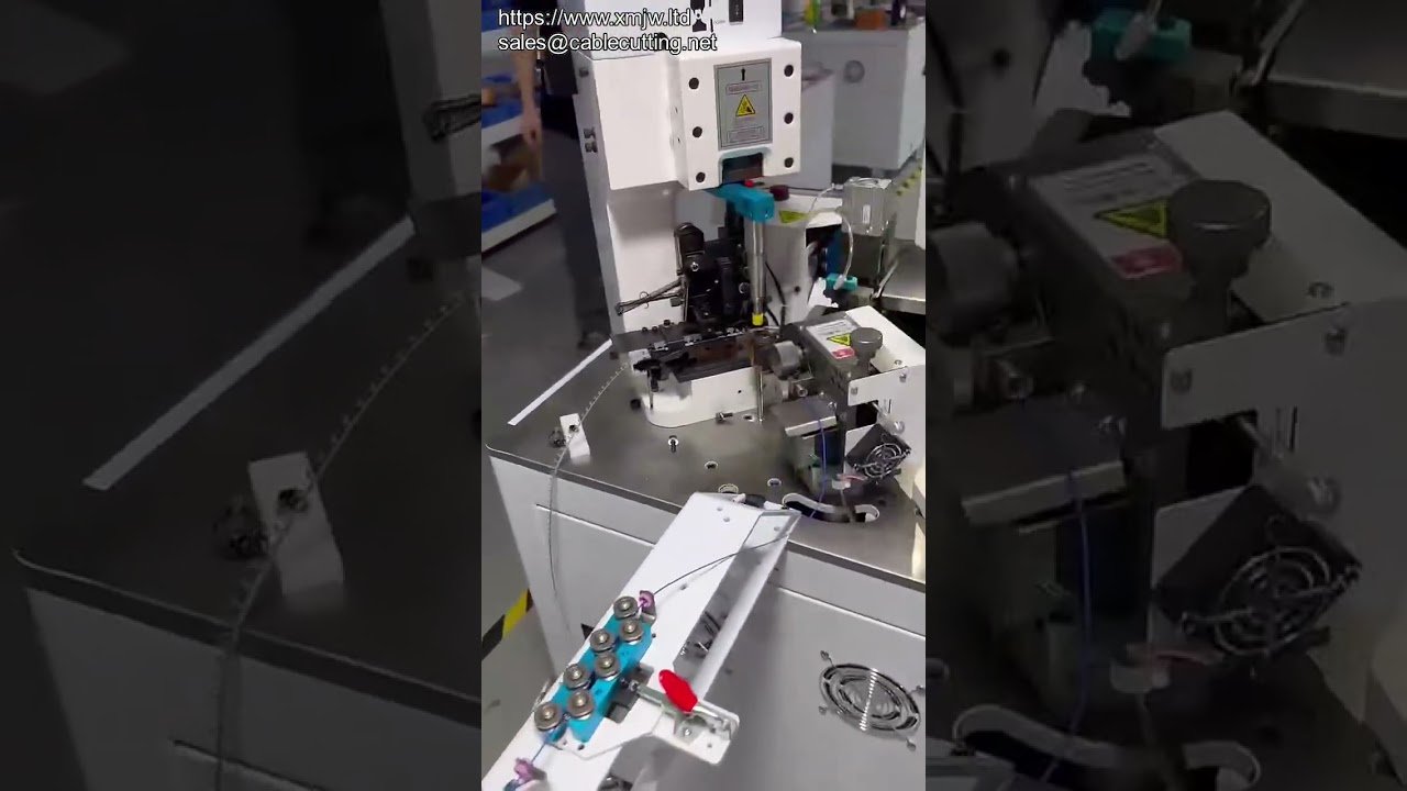 Automatische doppelseitige Kabel-Schneid-, Abisolier- und Crimpmaschine für Terminalanschlüsse