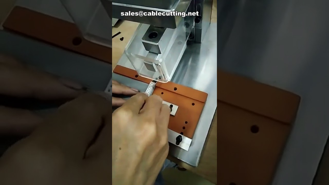 Präzise IDC-Abcrimp-Maschine für Computer-Flachbandkabel | 8P bis 64P pneumatisch