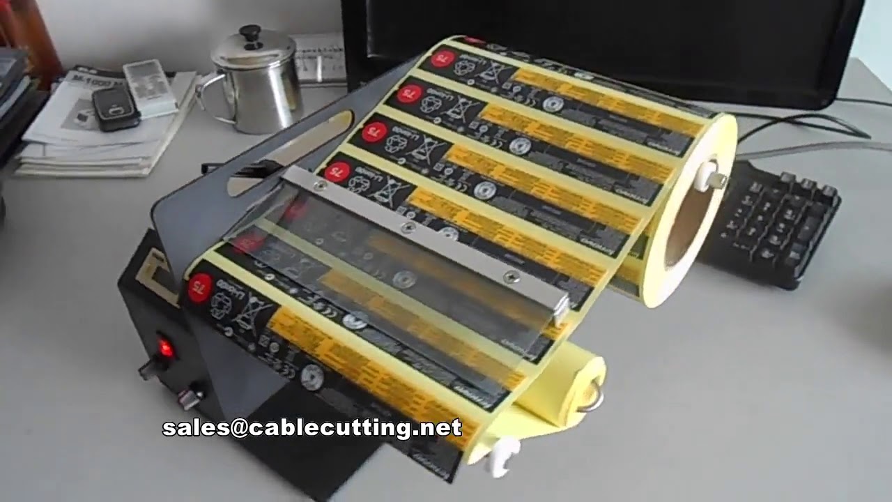 Automatischer Etikettenabroller - Stripper für 160 mm und 205 mm Breite