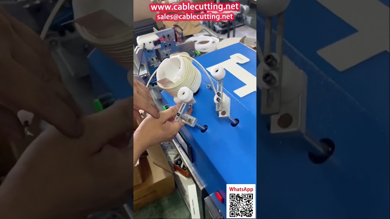 Automatische Ausricht- und Wickelmaschine für Datenkabel