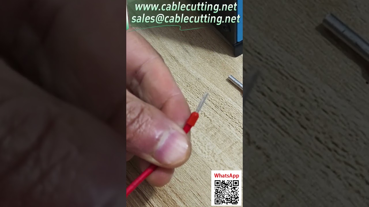 氣動壓接機  飛邊管型端子壓接測試