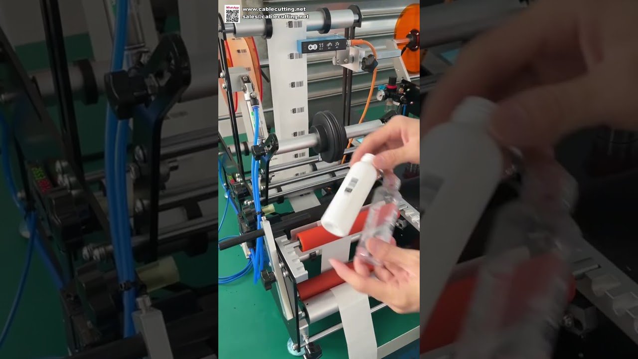 Dual-Mode Rundflaschen-Etikettermaschine – Vielseitiger Aufkleberspender für verschiedene Produkte