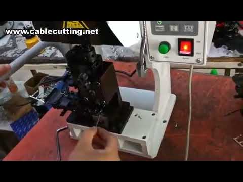 Präzise elektrische Terminal-Crimpmaschine – Effiziente Drahtcrimpung für die Automatisierung