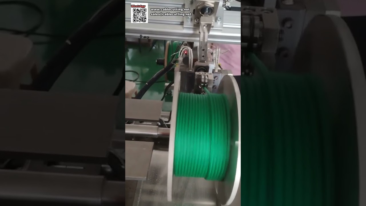 Automatische Bündelmaschine für Seile – 4mm Durchmesser, 100m Länge präzise verpackt