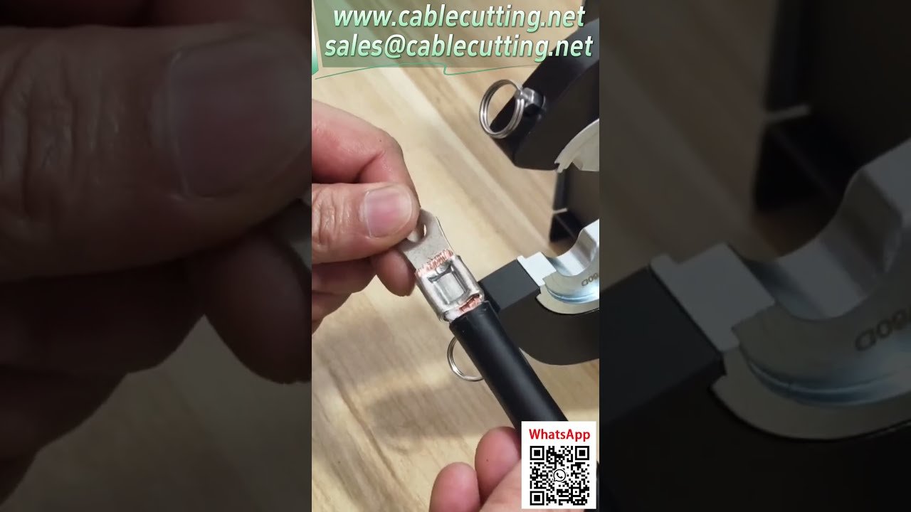 【500A Pneumatische Crimpmaschine】Punkt-Crimp-Test #Werkzeuge #Automatisierungstechnik