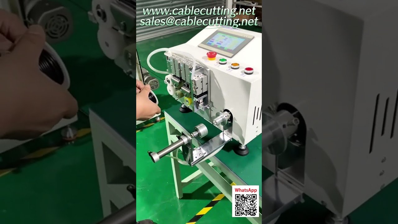 Automatische Trimmerfaden-Wickelmaschine – Meter, Schneiden & Traversieren in einer Maschine