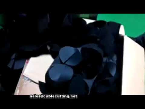 Automatische Ultraschall-Winkelschneidemaschine mit integrierter Lochstanze