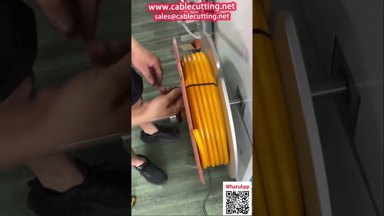 Automatische Schlauch-Aufwickel-, Zähl- und Schneidemaschine für Hochdrucksprüher