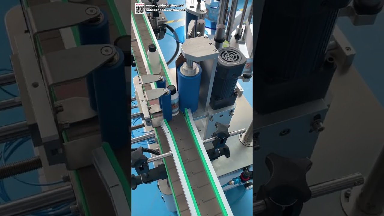 Präzise Etikettiermaschine für Rundflaschen – Hochgenaue Positionierung und Applikation