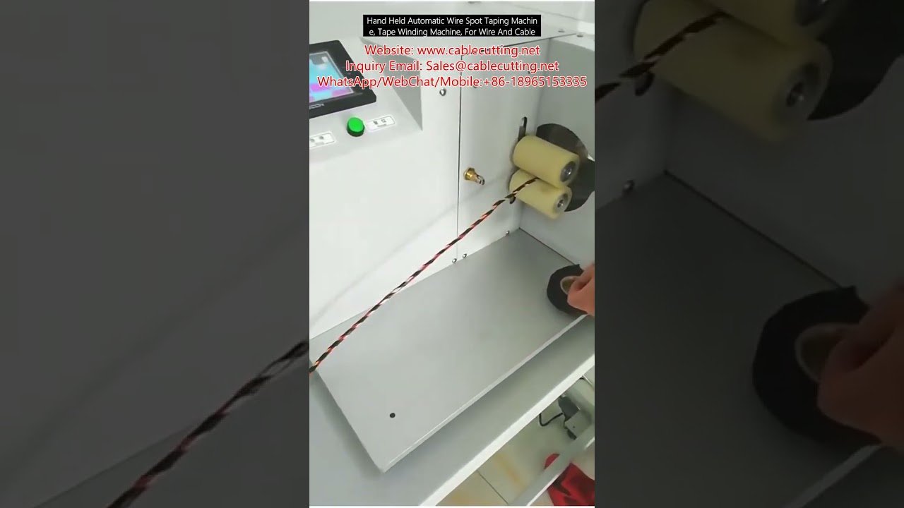 Automatische Hand-Bandagiermaschine für Kabel: Tragbarer Bandwickler für präzises Spot-Taping