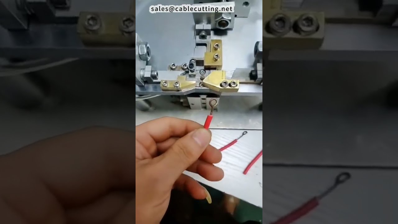 Automatische Drahtbiege- und Schlaufmaschine für Kabelbäume | Effiziente Fertigung #factory #machine