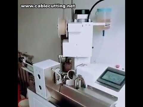 All-in-One Kabelverarbeitungsmaschine: Abisolieren, Crimpen und Schneiden