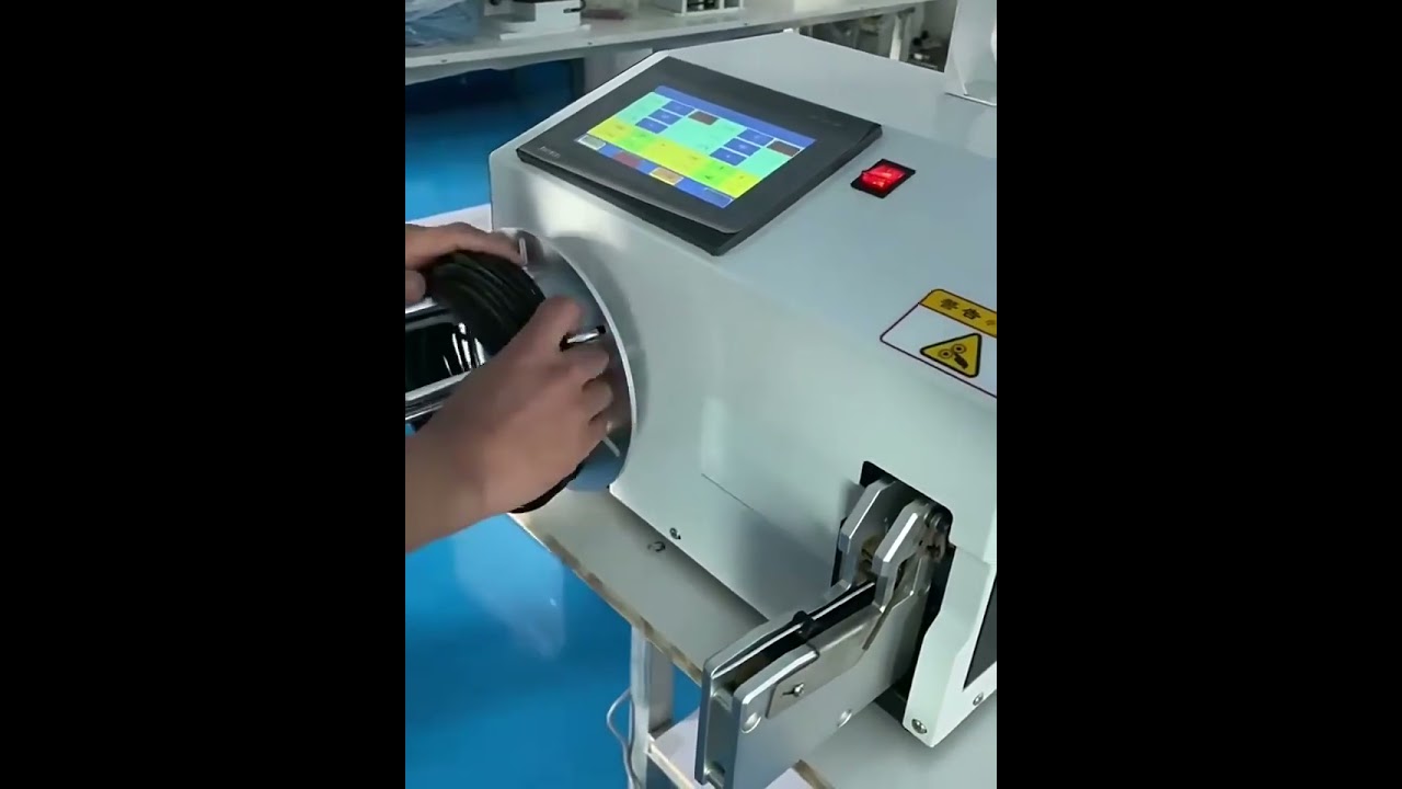 Automatische 2-in-1 Spulenwickel- und Bindemaschine mit Touchscreen – für USB-Kabel, Netzkabel & mehr