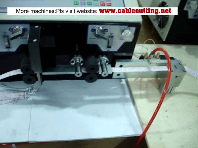 Flachkabel-Abisolier-, Schneid- und Spaltmaschine (WPM-09E+S) für 12P Flachdraht
