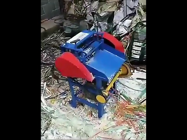 PVC-Kupferkabel Recycling: Kabelschneid- und Abisoliermaschine für Drahtschrott