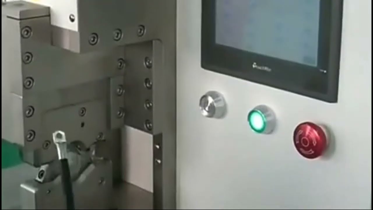 Elbow Hexagonal Terminal Crimping Machine - Kabelherstellungsmaschine für präzise Quetschverbindungen