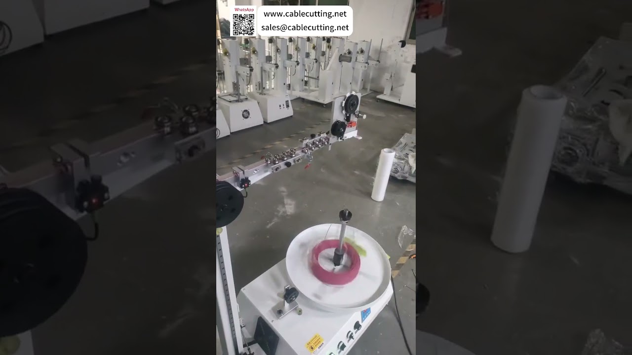Automatische Abspulmaschine mit variabler Geschwindigkeit für ultrafine Drähte – Kurzversion