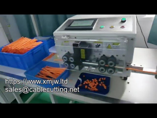 Vollautomatische Kabelabisolier- und Schneidemaschine für Mantelleitungen 6-70 mm² (Doppelkopf)