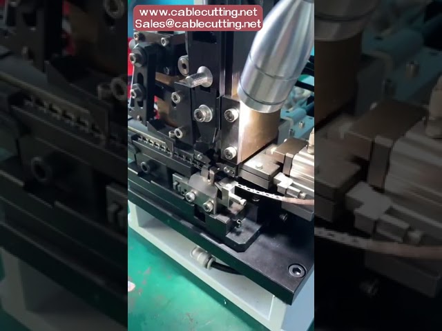Stripping and Pressing Terminal Crimping Machine Semiautomatic Peeling OTP Automatic Peeling and Ter