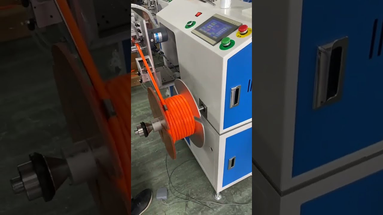 Automatische Meterzähl-, Sortier-, Schneid- und Aufwickelmaschine für verschiedene Schläuche | Industrielle Automatisierung
