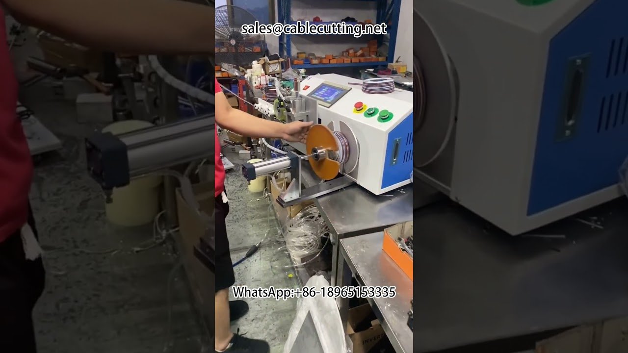 Automatische Meterzähl-, Sortier-, Schneid- und Wickelmaschine – Kabelverarbeitung optimieren