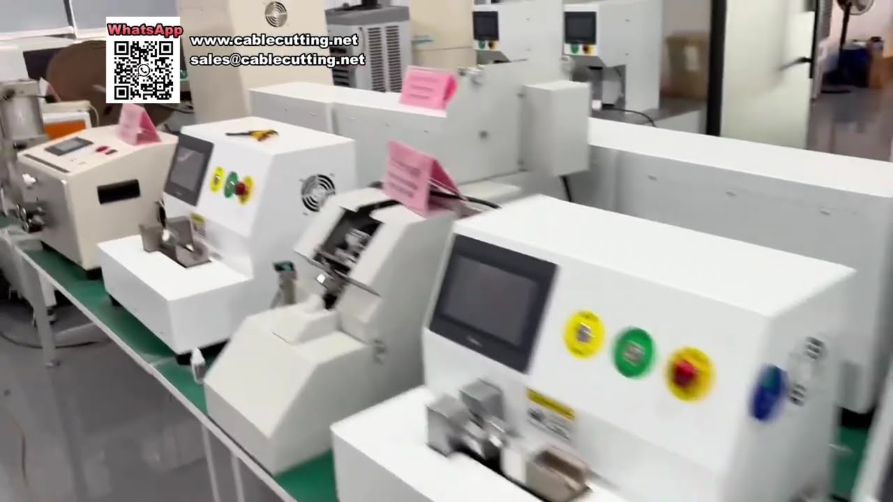 Professionelle automatisierte Kabelbaum-Verarbeitungsanlagen und Crimpmaschinen