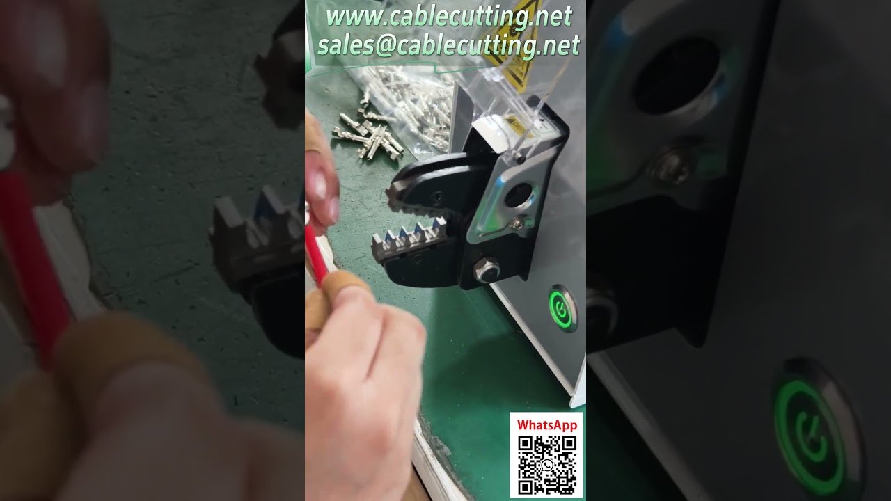 Elektrische Crimpmaschine für PV-Steckverbinder | Ohne Luftpumpe | Automatisierte Drahtverarbeitung