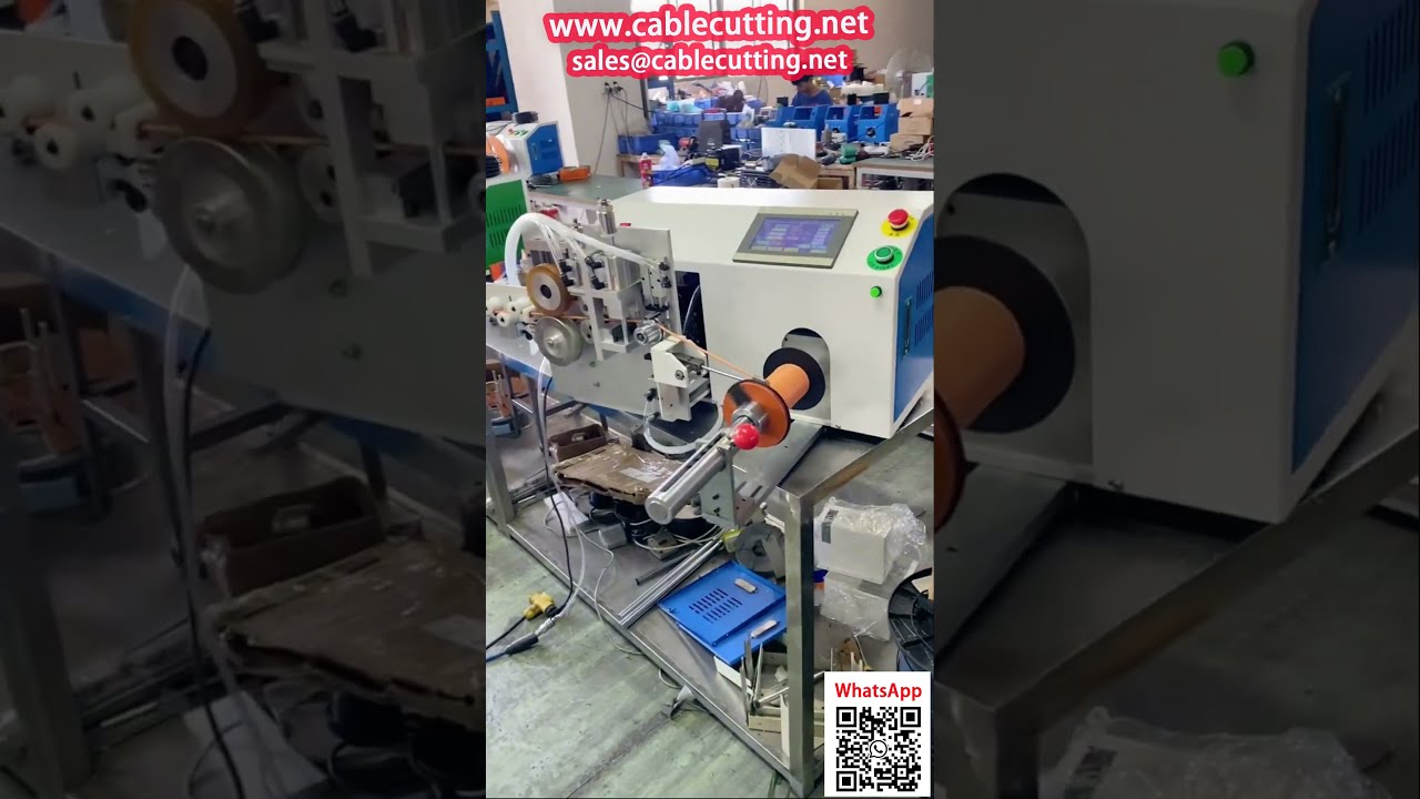 PVC-Schweißdraht-Aufwickelmaschine mit Legekopf und Zähler – Automatische Spulmaschine