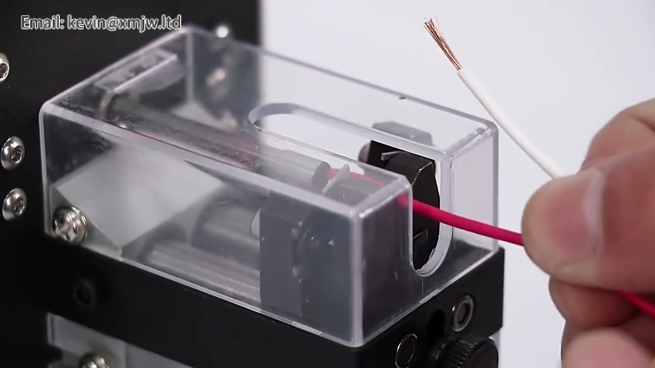 Pure electric induction wire cores peeling machine 0 03 4 0mm square wire stripping machine terminal