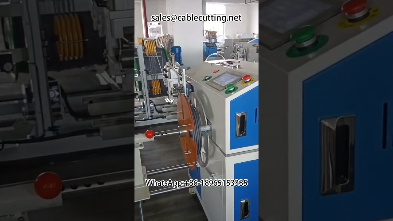 Automatische Meterzähl-, Schneide-, Sortier- und Wickelmaschine | Kabelverarbeitung optimieren