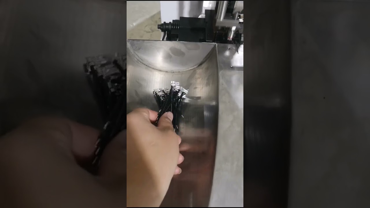 Fully Automatic Single Head Terminal Machine Processing 187 Flag Terminals #factory #machine