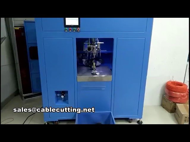 Automatische Kabelwickel-, Bündel- und Bindemaschine in 8er-Form