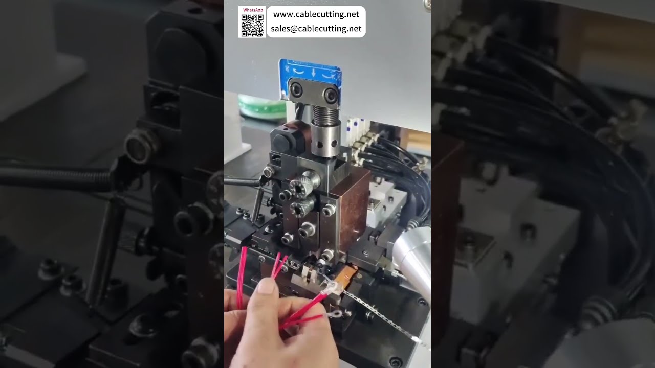 Horizontale Drahtabisolier- und Crimp-Maschine für stabile einstufige Kabelbaum-Montage