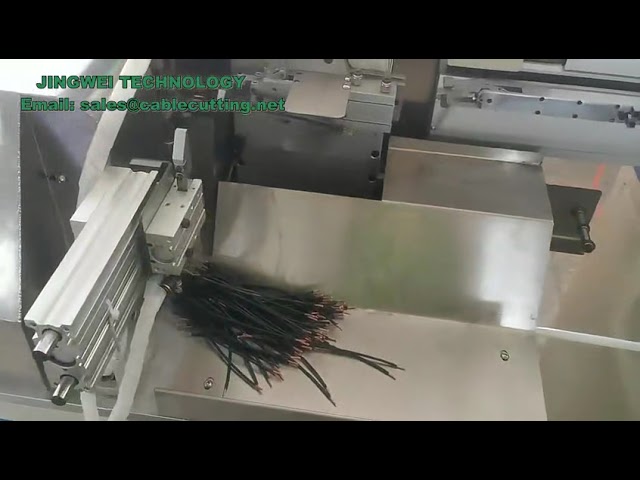 Multifunktionelle All-in-One Maschine: Automatisches Schneiden, Abisolieren, Verdrillen & Verzinnen von Rundkabeln