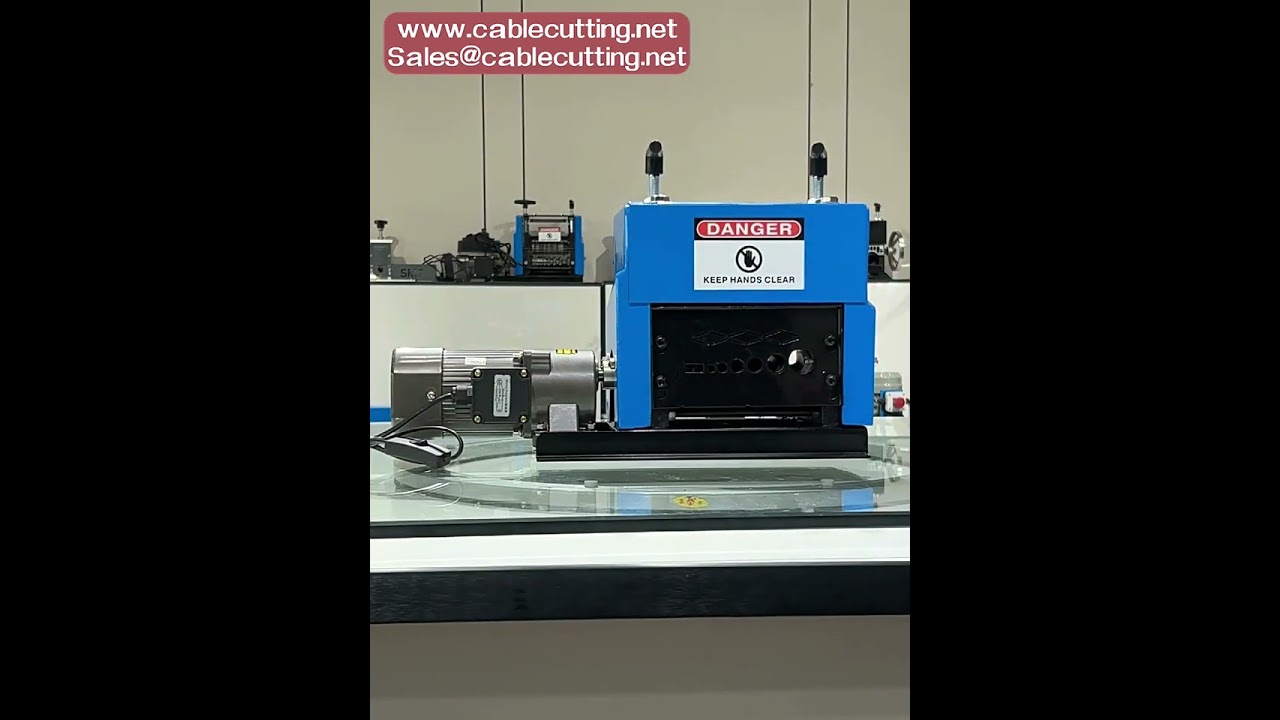 Elektrische Kabelabisolier Maschine 6090180W – Leistungsstark zum Entfernen von Kunststoff- und Gummi-Isolierung für Kupferrecycling