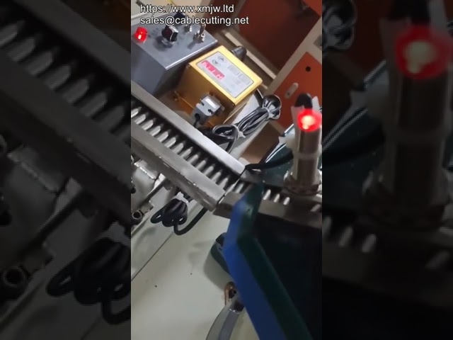 Halbautomatische Crimp-Maschine mit automatischer Vibrationsplatten-Zuführung für Anschlussklemmen