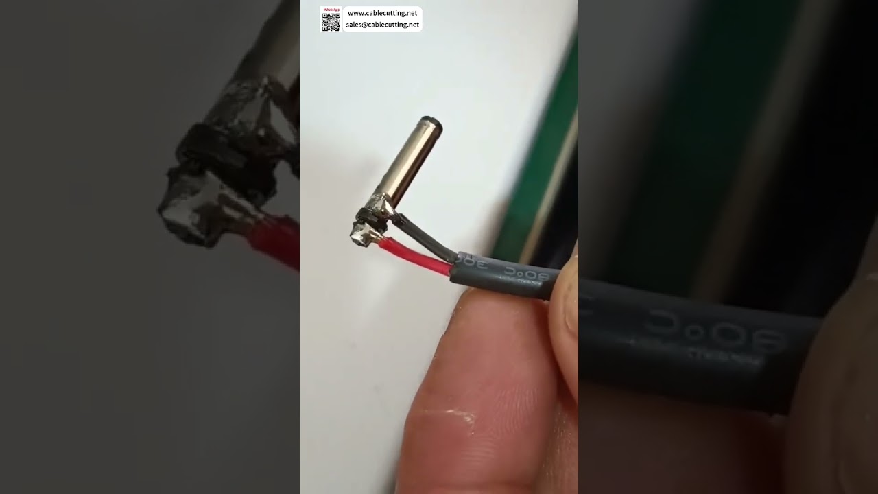 L-förmiger DC-Stecker Lötmaschine: Perfekte Lötstellen, anfängerfreundlich & schnell