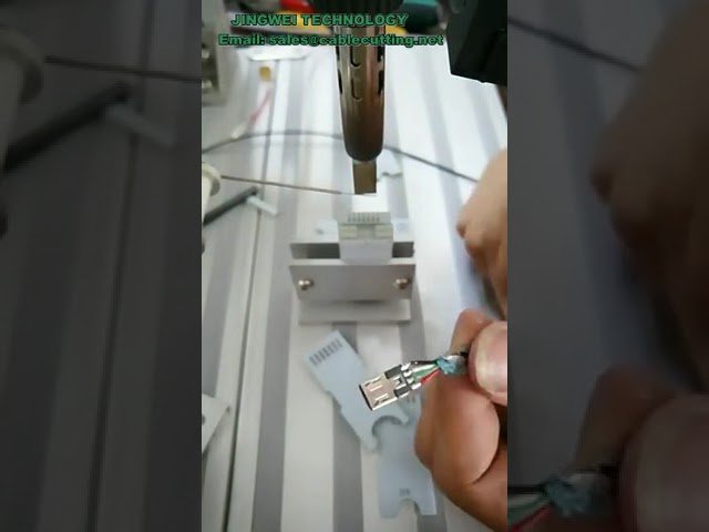Hochpräzise Type-C Kabel-Schweißmaschine für iPhone USB-A Kopf – Automatische DIY Lötmaschine