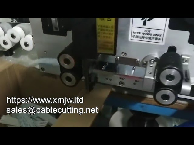 WPM 330a 12p: Automatische Schneid- und Abisoliermaschine für Ribbon Wire & Flachbandkabel mit Splittfunktion